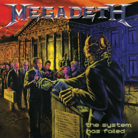 Megadeth - The System Has Failed (remastered) (180g) LP levy