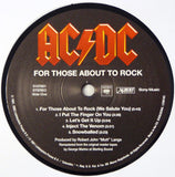 AC/DC ‎– For Those About To Rock (We Salute You)  LP levy