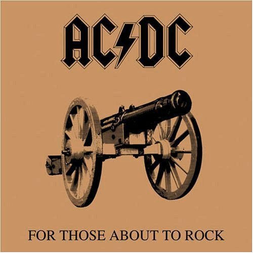AC/DC ‎– For Those About To Rock (We Salute You)  LP levy