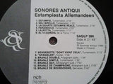 Sonores Antiqui – Tansseja Estampiesta Allemandeen LP levy