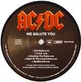 AC/DC ‎– For Those About To Rock (We Salute You)  LP levy
