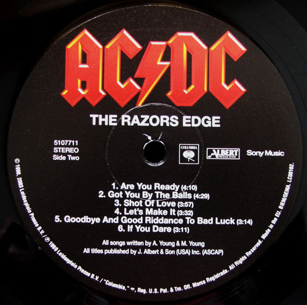 AC/DC – The Razors Edge (vinilo lp 12″) – Psychophony Records