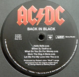 AC/DC – Back in Black LP levy